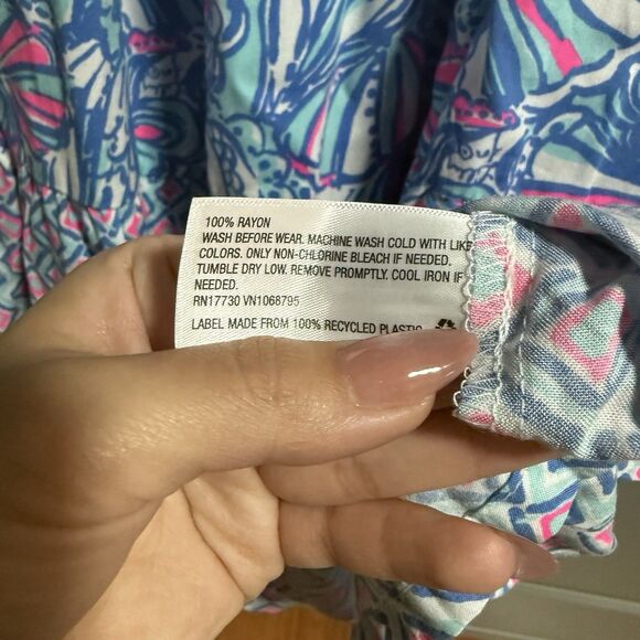 NWT Lily Pulitzer Target Girls Paisley Tier Maxi Dress XL 20th Anniversary - Picture 8 of 9